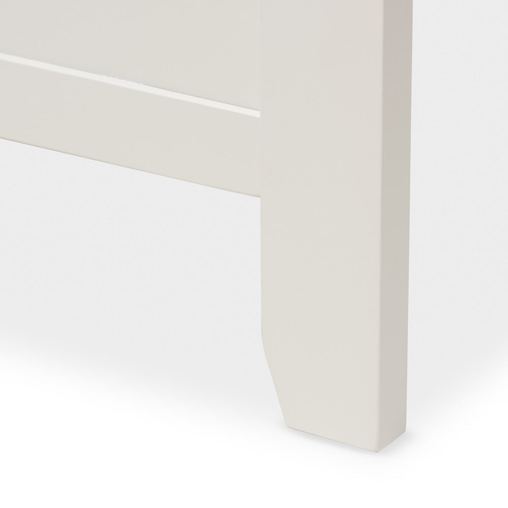 Baxton Studio - Harry Twin Size Bed in "Milky" Cream/"Walnut" Brown - SB344-Twin-Butter Milk/Walnut view 4