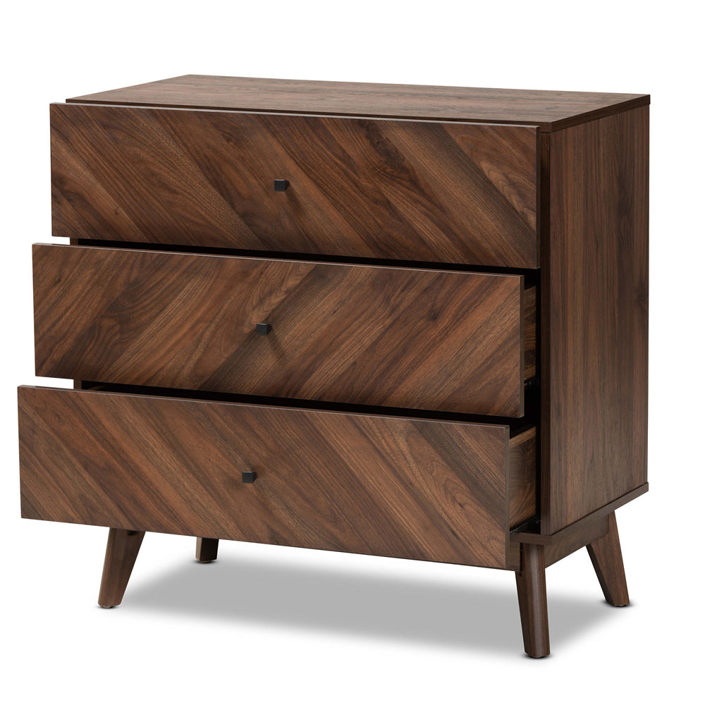 Baxton Studio - Hartman Chest in Walnut Brown - LV23COD23230WI-Columbia-3DW-Chest view 2