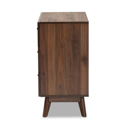 Baxton Studio - Hartman Chest in Walnut Brown - LV23COD23230WI-Columbia-3DW-Chest view 4