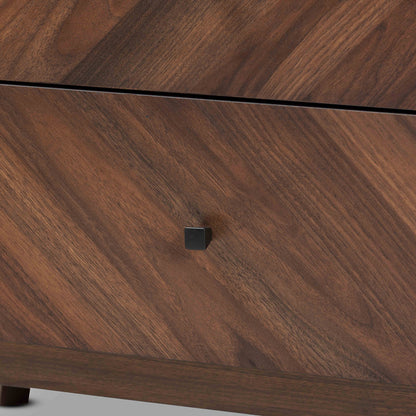 Baxton Studio - Hartman Chest in Walnut Brown - LV23COD23230WI-Columbia-3DW-Chest view 5