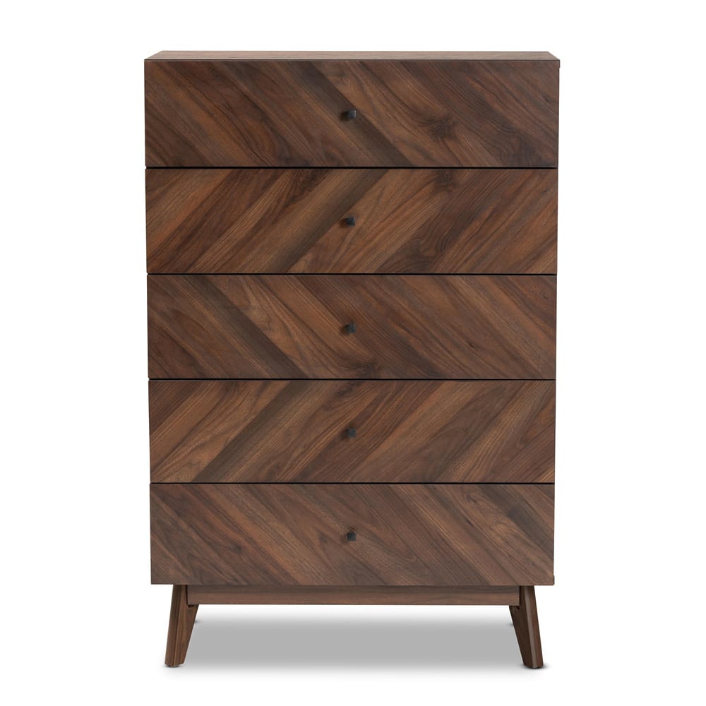 Baxton Studio - Hartman Chest in Walnut Brown - LV23COD23231WI-Columbia-5DW-Chest view 3
