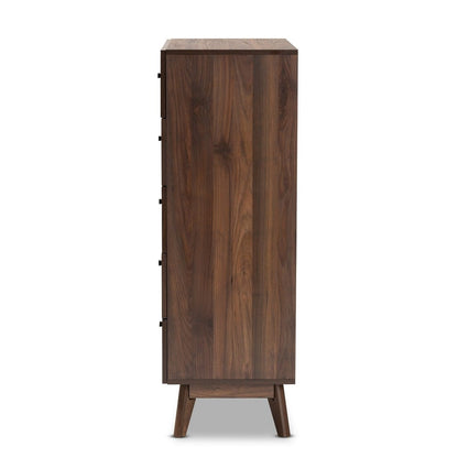 Baxton Studio - Hartman Chest in Walnut Brown - LV23COD23231WI-Columbia-5DW-Chest view 4