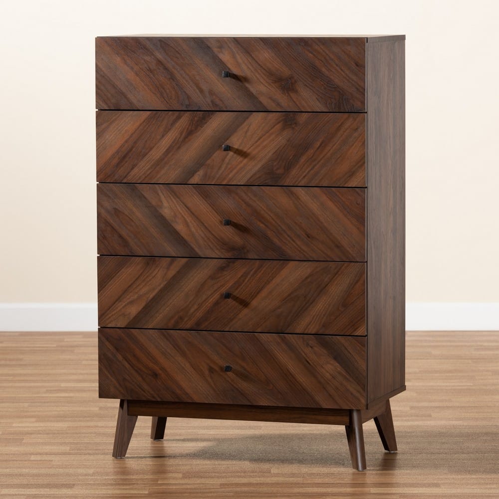 Baxton Studio - Hartman Chest in Walnut Brown - LV23COD23231WI-Columbia-5DW-Chest view 9