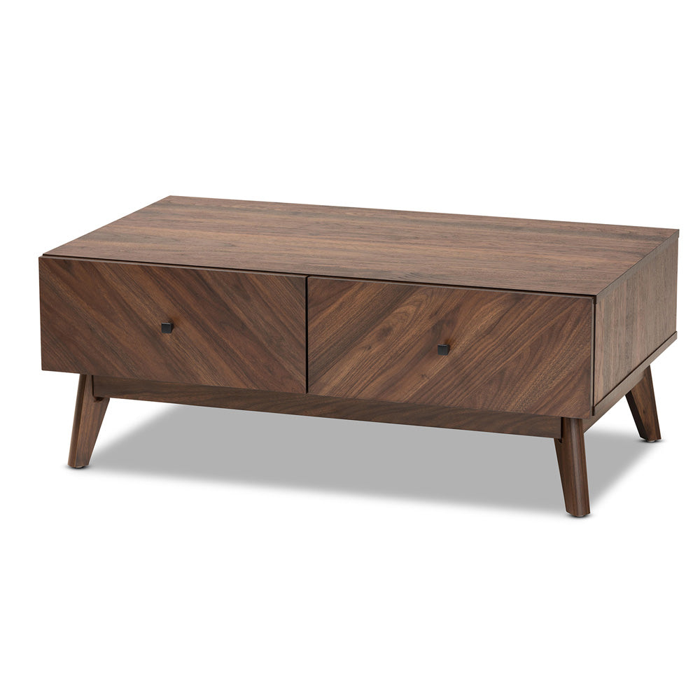 Baxton Studio - Hartman Coffee Table in Walnut Brown - LV23CFT23140WI-Columbia-CT view 1