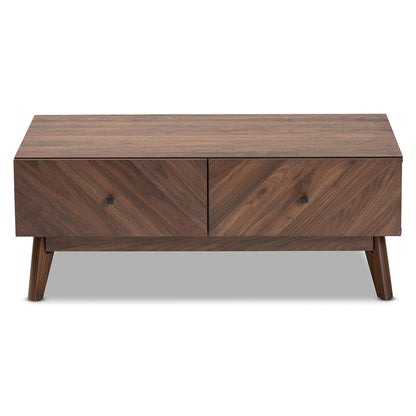 Baxton Studio - Hartman Coffee Table in Walnut Brown - LV23CFT23140WI-Columbia-CT view 3