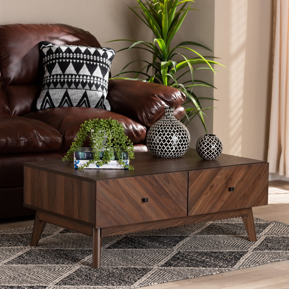 Baxton Studio - Hartman Coffee Table in Walnut Brown - LV23CFT23140WI-Columbia-CT view 9