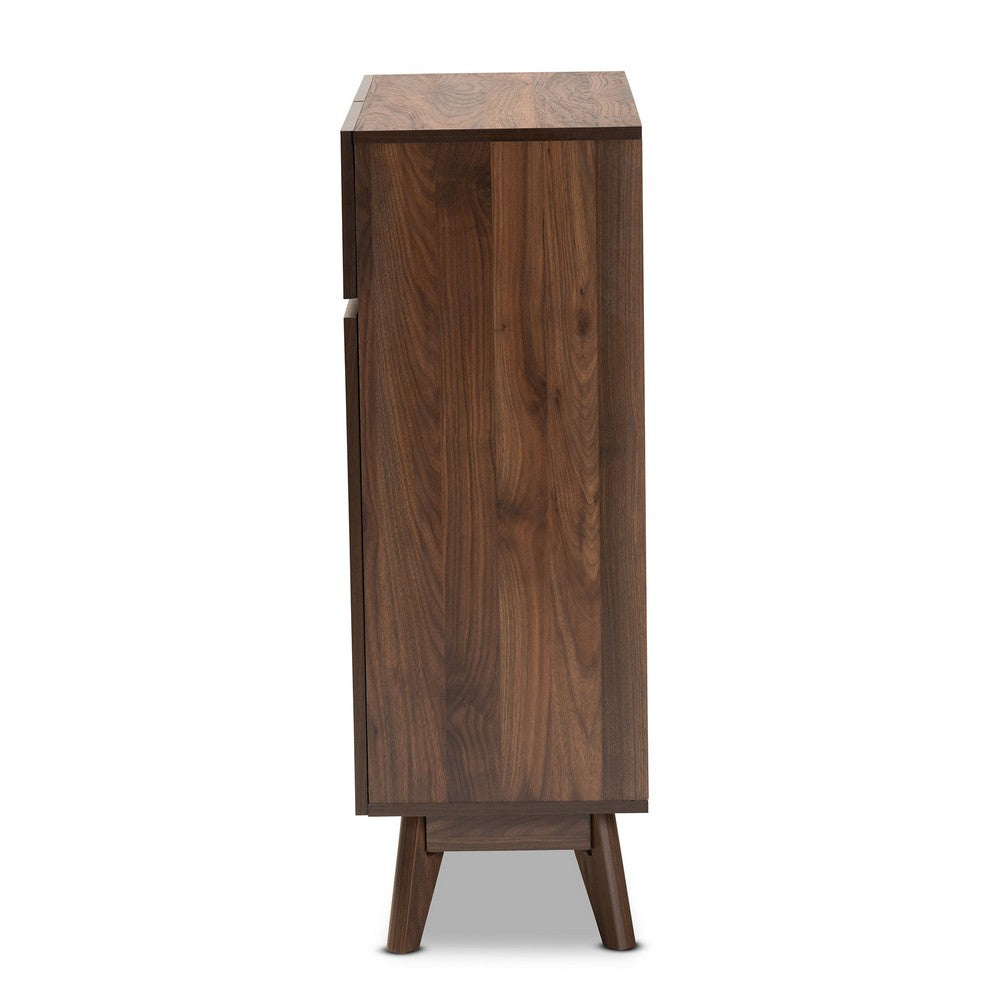 Baxton Studio - Hartman Shoe Cabinet in Walnut Brown - LV23SC23150WI-Columbia-Shoe Cabinet view 4