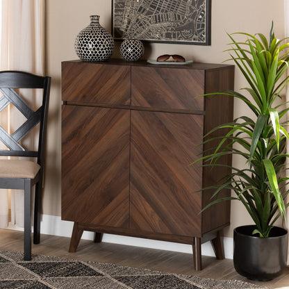 Baxton Studio - Hartman Shoe Cabinet in Walnut Brown - LV23SC23150WI-Columbia-Shoe Cabinet view 8