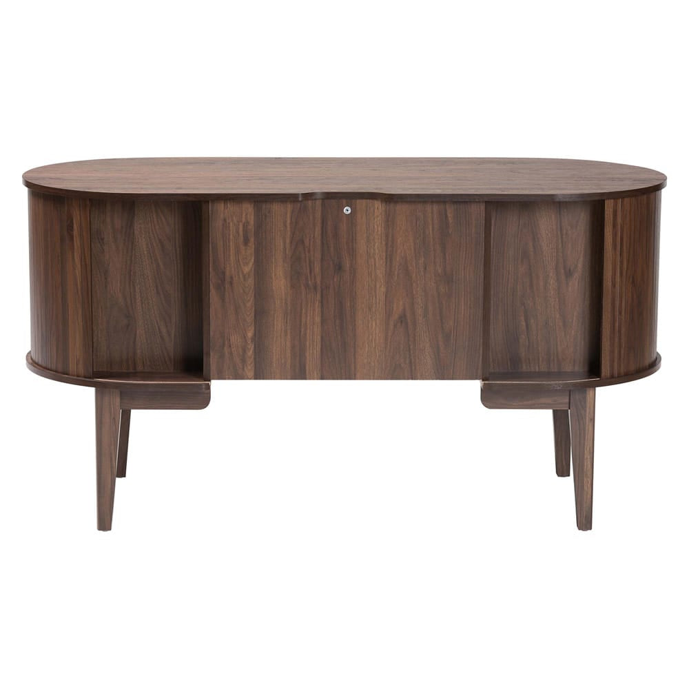 Baxton Studio - HaYes Desk in Walnut Brown - SE SD80450WI-Columbia-Desk view 5