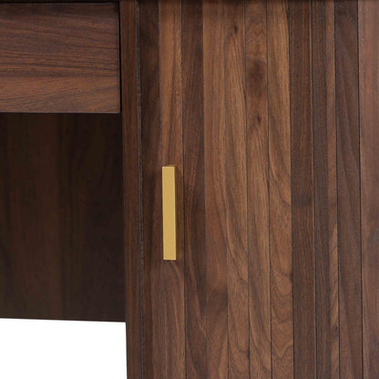 Baxton Studio - HaYes Desk in Walnut Brown - SE SD80450WI-Columbia-Desk view 7