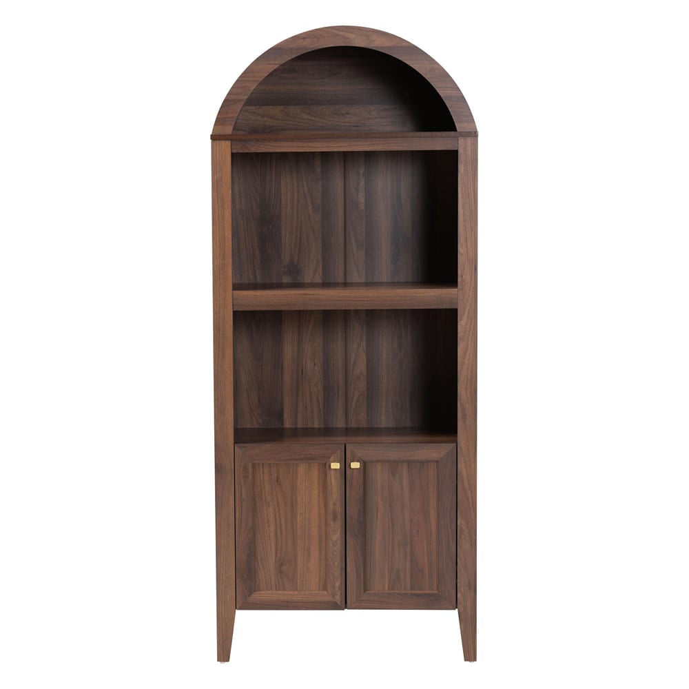 Baxton Studio - HaYes Storage Cabinet in Walnut Brown - SE DC270020WI-Columbia-Cabinet view 3