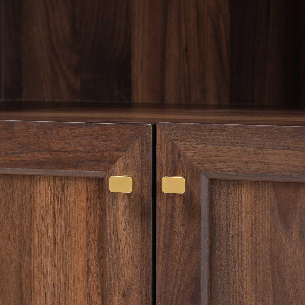 Baxton Studio - HaYes Storage Cabinet in Walnut Brown - SE DC270020WI-Columbia-Cabinet view 5