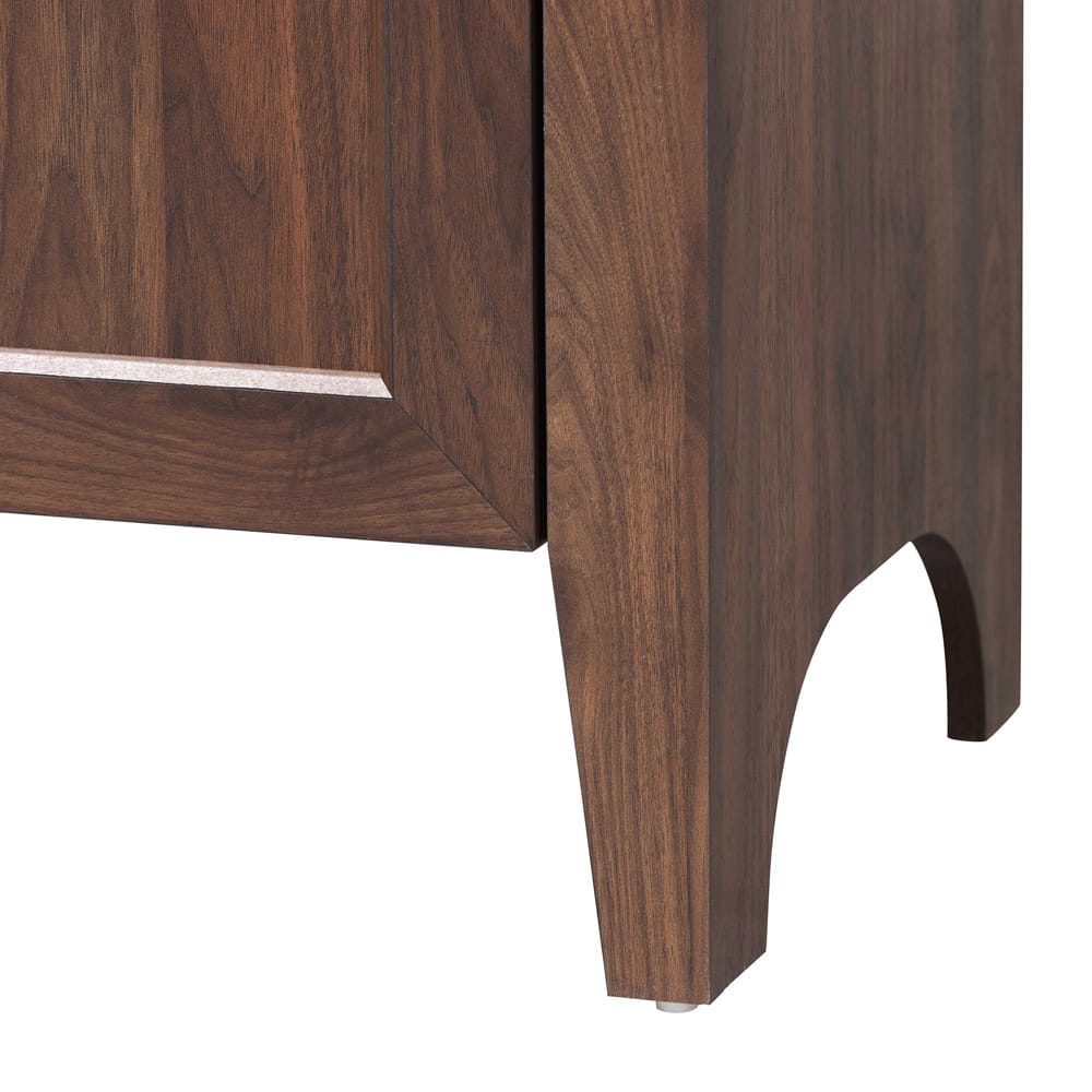 Baxton Studio - HaYes Storage Cabinet in Walnut Brown - SE DC270020WI-Columbia-Cabinet view 6