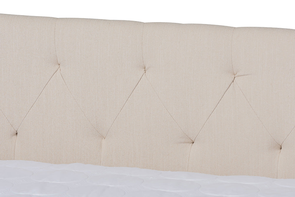 Baxton Studio - Haylie Daybed - CF9046-Beige-Daybed-F/T view 7