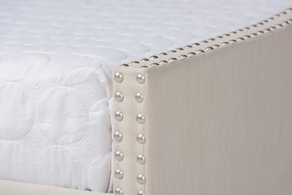 Baxton Studio - Haylie Daybed - CF9046-Beige-Daybed-F/T view 8