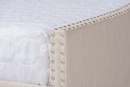 Baxton Studio - Haylie Daybed - CF9046-Beige-Daybed-F/T view 8