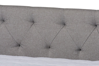 Baxton Studio - Haylie Daybed - CF9046-Light Grey-Daybed-F/T view 7