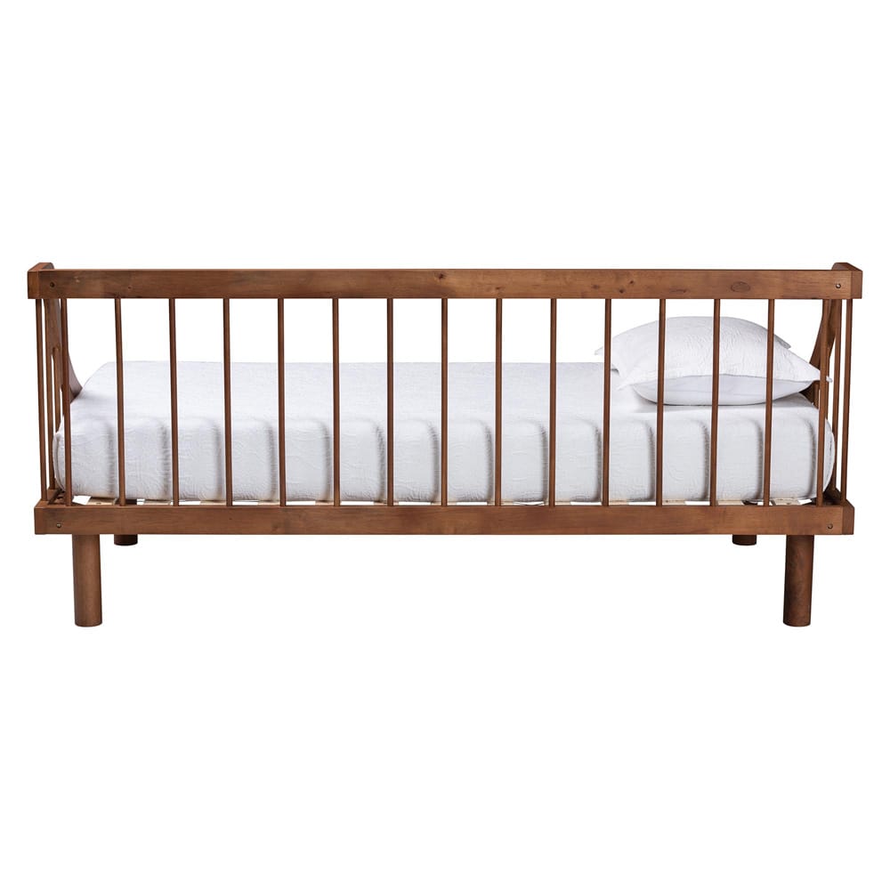 Baxton Studio - Helio Twin Size Daybed in Walnut Brown - MG0223-Walnut-Daybed-Twin view 5
