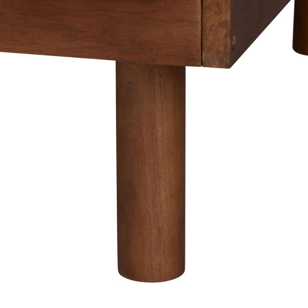 Baxton Studio - Helio Twin Size Daybed in Walnut Brown - MG0223-Walnut-Daybed-Twin view 7