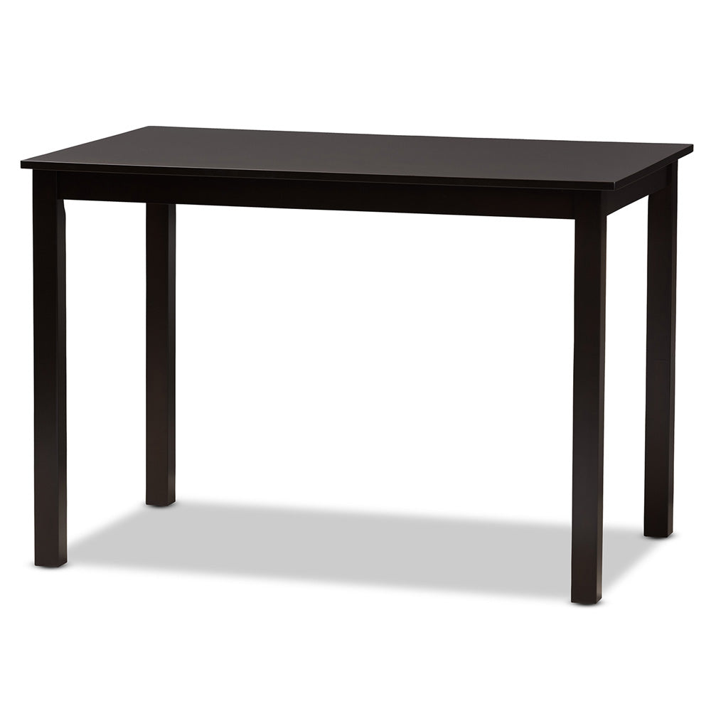 Baxton Studio - Henry Dining Set in Grey/Dark Brown - RH335C-Grey/Dark Brown-5PC Dining Set view 3