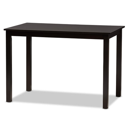 Baxton Studio - Henry Dining Set in Grey/Dark Brown - RH335C-Grey/Dark Brown-5PC Dining Set view 3