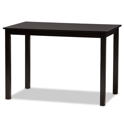 Baxton Studio - Henry Dining Set in Sand/Dark brown - RH335C-Sand/Dark Brown-5PC Dining Set view 3