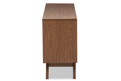 Baxton Studio - Hildon Chest - Hildon 6DW-Walnut/White-Chest view 4