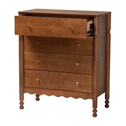 Baxton Studio - Hoffman Chest in Walnut Brown - MG9022-Walnut-4DW-Chest view 3