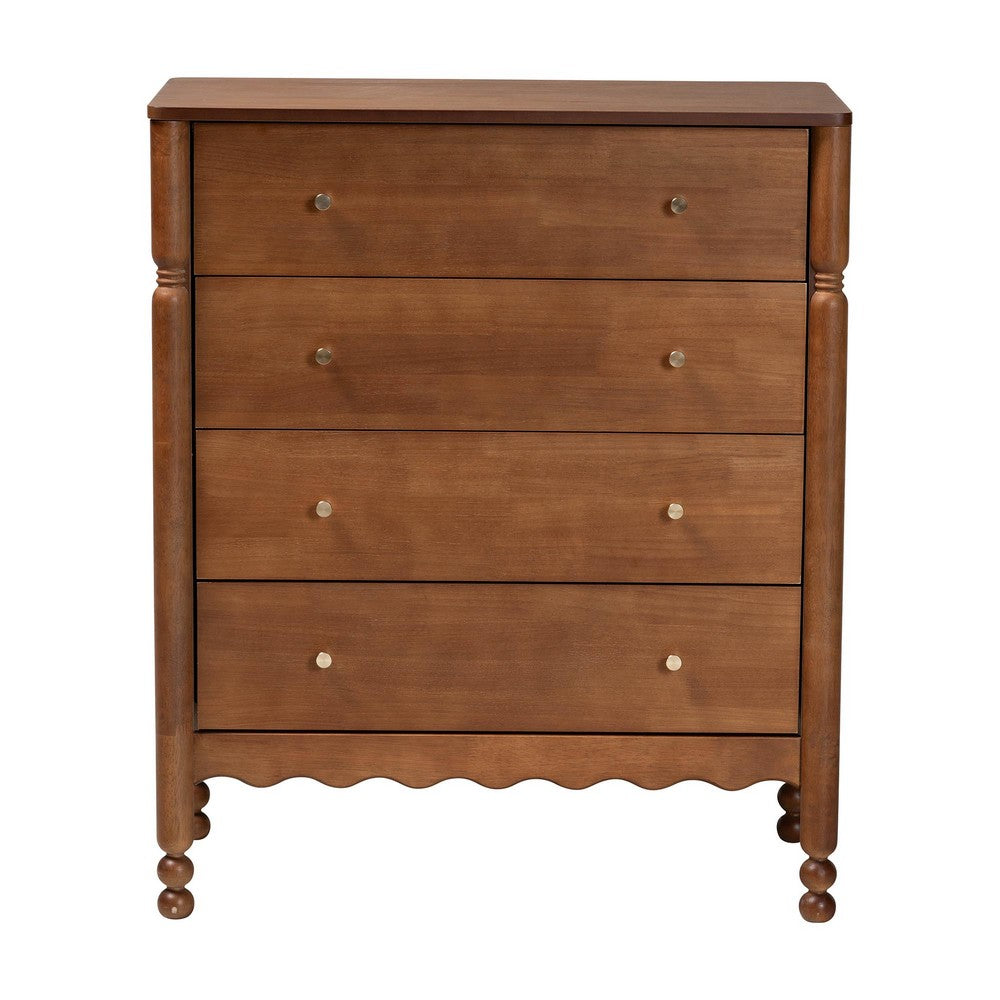 Baxton Studio - Hoffman Chest in Walnut Brown - MG9022-Walnut-4DW-Chest view 4