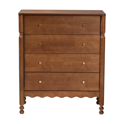Baxton Studio - Hoffman Chest in Walnut Brown - MG9022-Walnut-4DW-Chest view 4