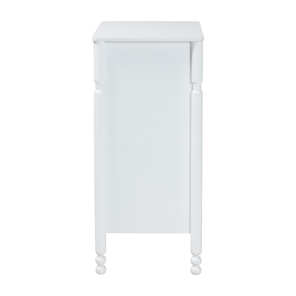 Baxton Studio - Hoffman Chest in White - MG9022-White-4DW-Chest view 5