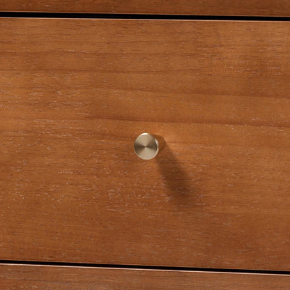 Baxton Studio - Hoffman Dresser in Walnut Brown - MG9022-Walnut-6DW-Dresser view 6