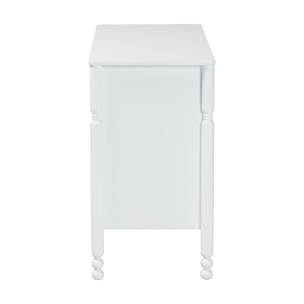Baxton Studio - Hoffman Dresser in White - MG9022-White-6DW-Dresser view 5