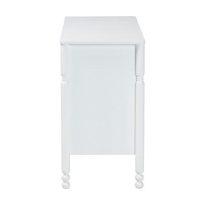 Baxton Studio - Hoffman Dresser in White - MG9022-White-6DW-Dresser view 5
