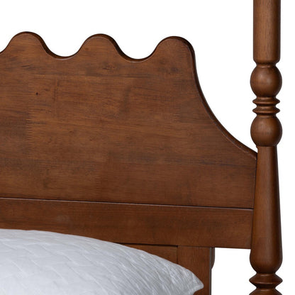 Baxton Studio - Hoffman King Bedroom Set in Walnut Brown - Enitan-4PC Bedroom Set-Walnut-King-2NS view 8