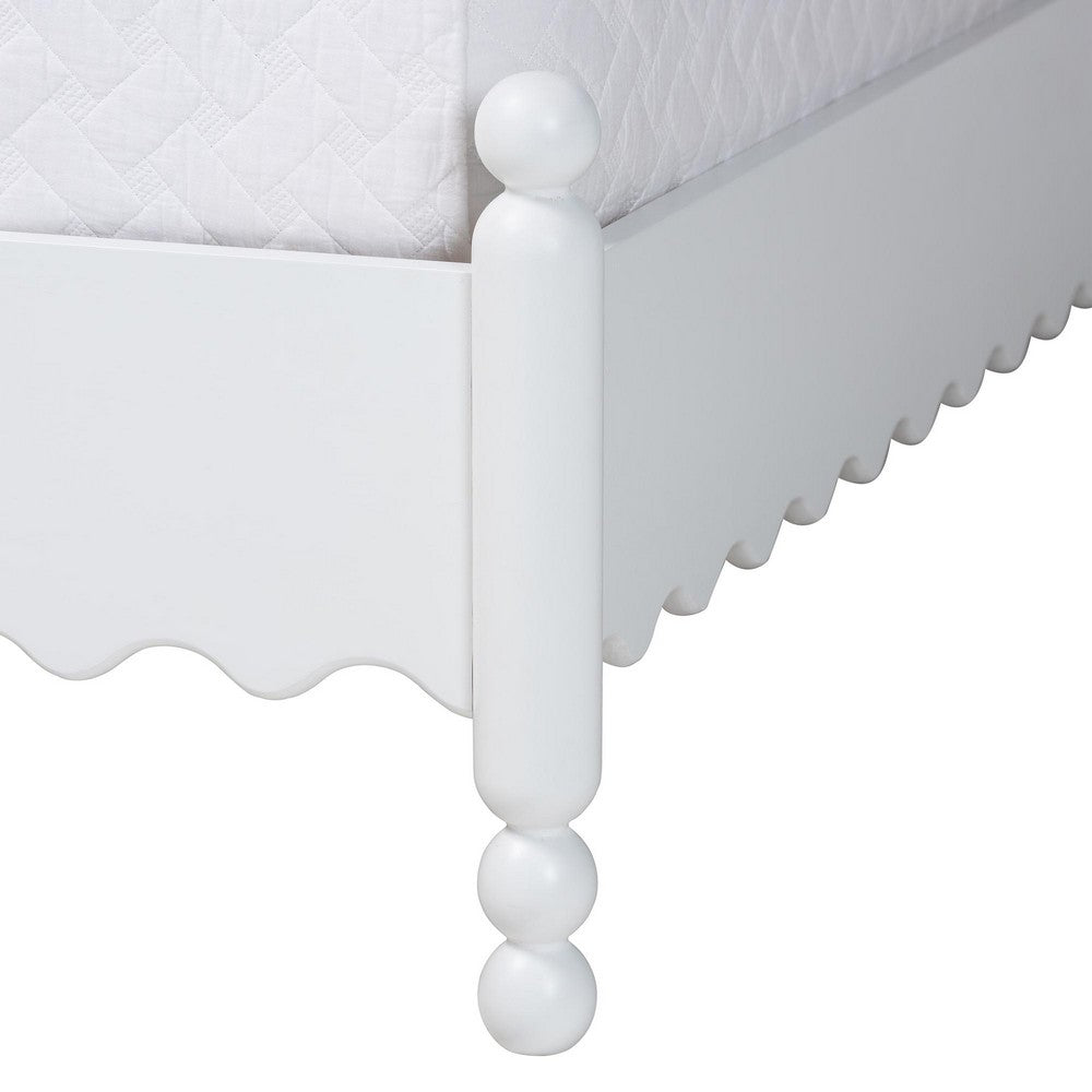 Baxton Studio - Hoffman King Bedroom Set in White - Enitan-4PC Bedroom Set-White-King-1NS view 10