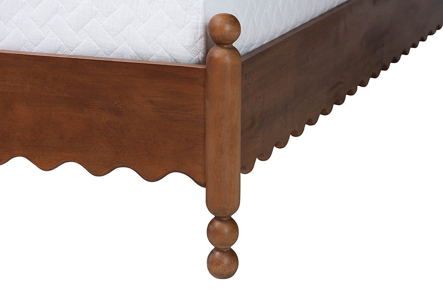 Baxton Studio - Hoffman Queen Bedroom Set in Walnut Brown - Enitan-4PC Bedroom Set-Walnut-Queen-1NS view 10