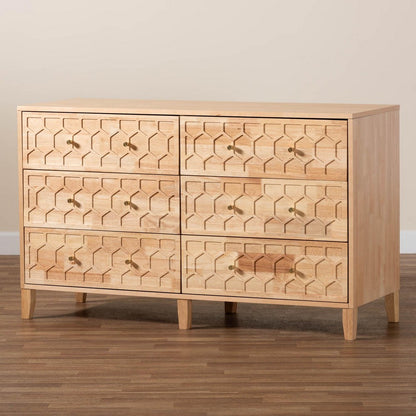 Baxton Studio - Hosea Dresser in Natural - SW8000-61D6D-6DW-Natural-Dresser view 9