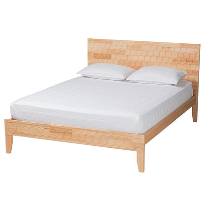 Baxton Studio - Hosea King Size Bed in Natural - SW8588-Natural-King view 1