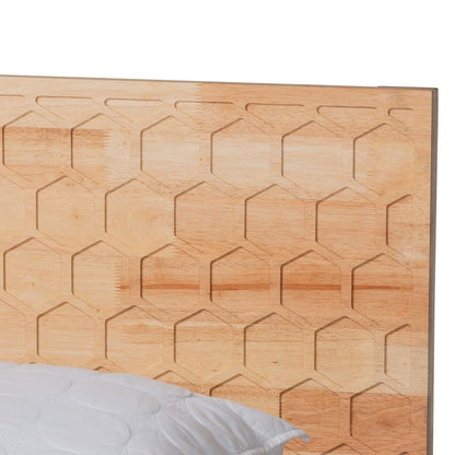 Baxton Studio - Hosea King Size Bed in Natural - SW8588-Natural-King view 4