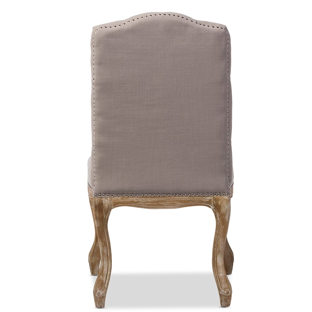 Baxton Studio - Hudson Dining Chair in Beige - TSF-9342 view 5