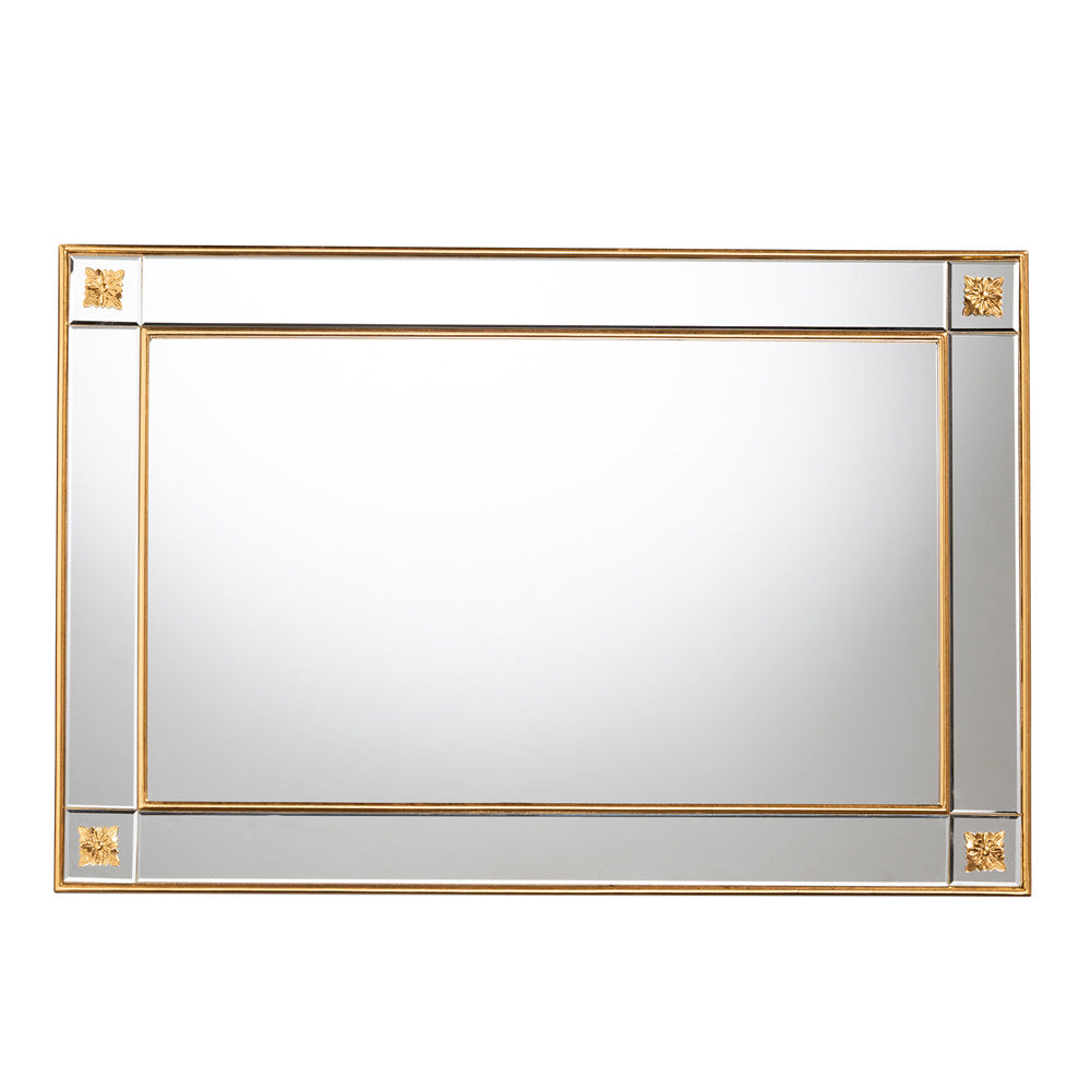 Baxton Studio - Iara Mirror in Gold - RXW-10689 view 2