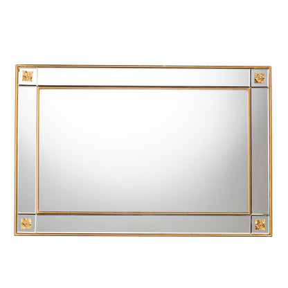 Baxton Studio - Iara Mirror in Gold - RXW-10689 view 2