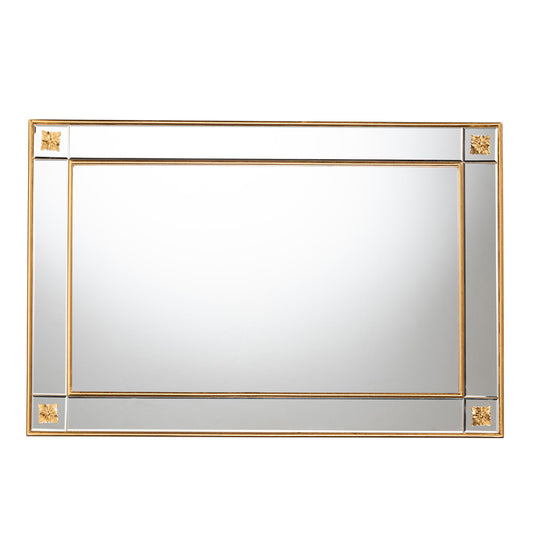 Baxton Studio - Iara Mirror in Gold - RXW-10689 view 2