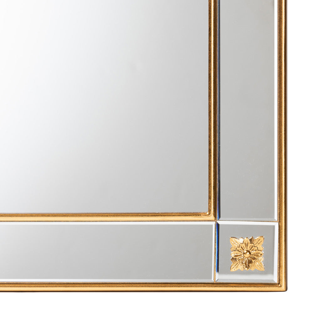 Baxton Studio - Iara Mirror in Gold - RXW-10689 view 3