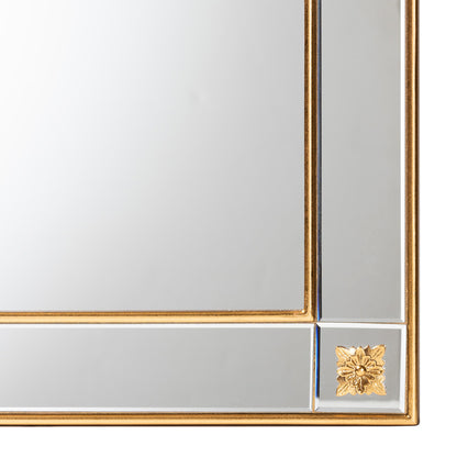 Baxton Studio - Iara Mirror in Gold - RXW-10689 view 3