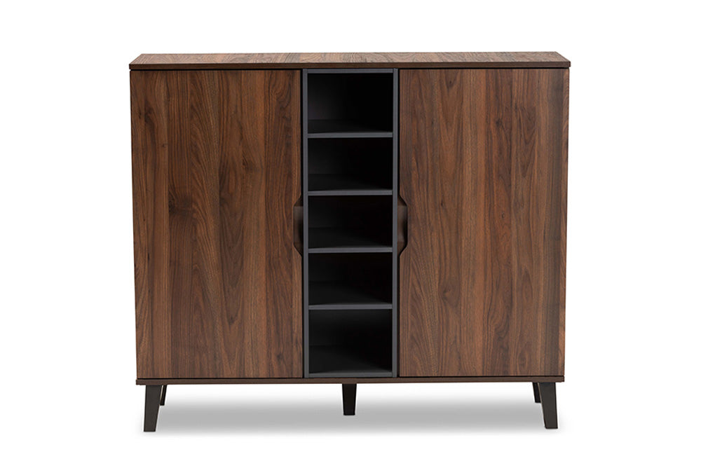 Baxton Studio - Idina Shoe Cabinet - SESC16105-Columbia-Shoe Cabinet view 3