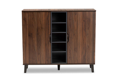 Baxton Studio - Idina Shoe Cabinet - SESC16105-Columbia-Shoe Cabinet view 3