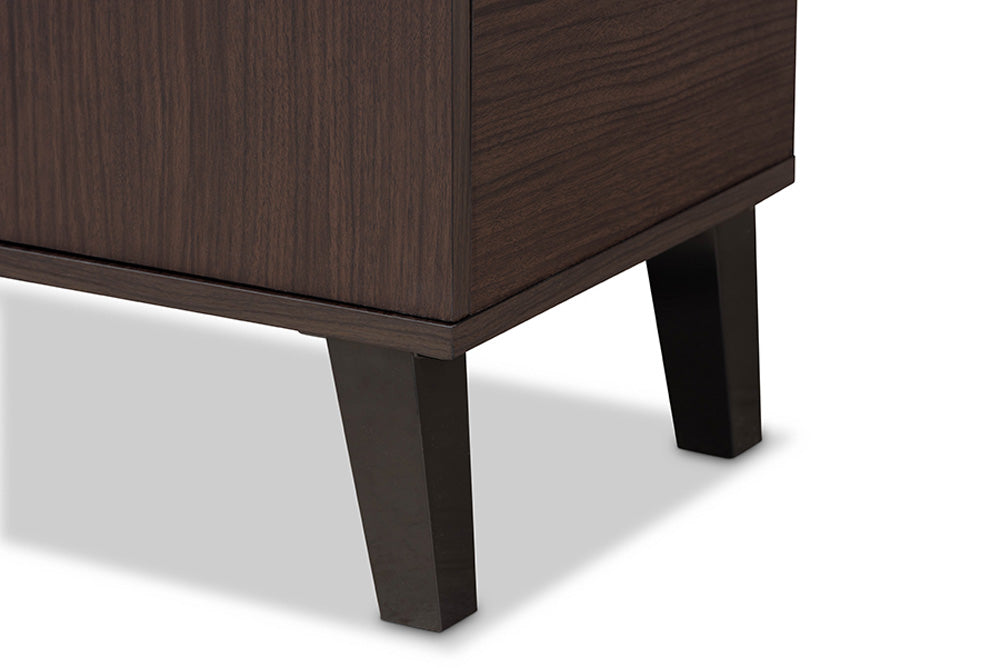 Baxton Studio - Idina Shoe Cabinet - SESC16105-Modi Wenge-Shoe Cabinet view 7