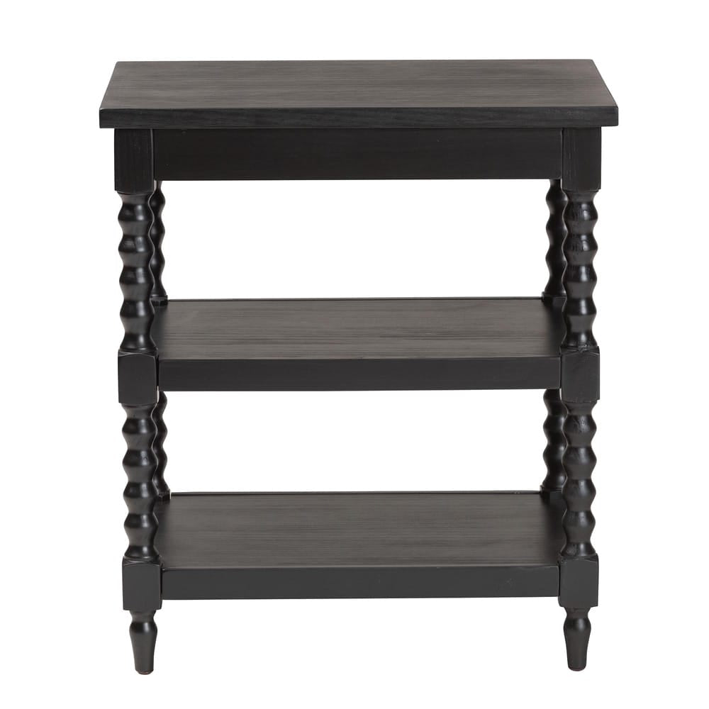 Baxton Studio - Imogene End Table in Black - JY23A428-Black Wooden-ET view 5